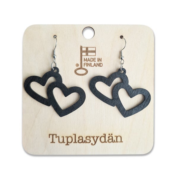 Tuplasyd&auml;n -korvakorut (eri vaihtoehtoja)